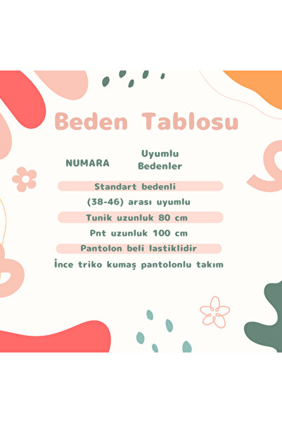 Valens Butik Thin Knit Fabric Striped Tunic and Pants Reyyan Two-Piece Hijab Set