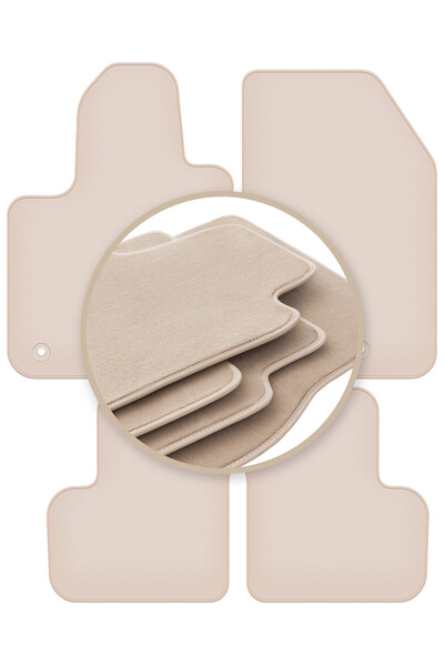 Other Covorașe bej PREMIUM pentru: Fiat 500X FL crossover 2018-