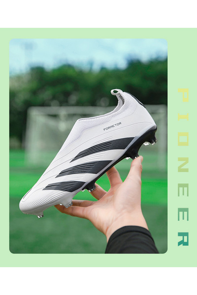 Leipae Unisex Bağcıksız Futbol Ayakkabısı Krampon
