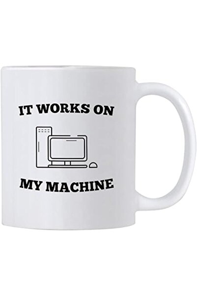 The Bros Computer Science Programmer Gift Mug – “It Works on My Machine” Funny 11 Oz Coffee Cup