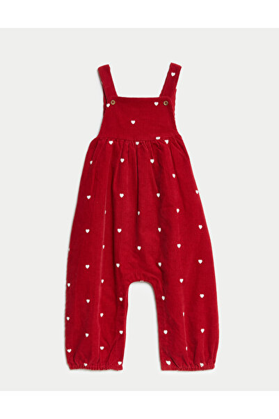 Marks & Spencer 2’li Kadife Kalp Nakışlı Takım (0-3 Yaş)