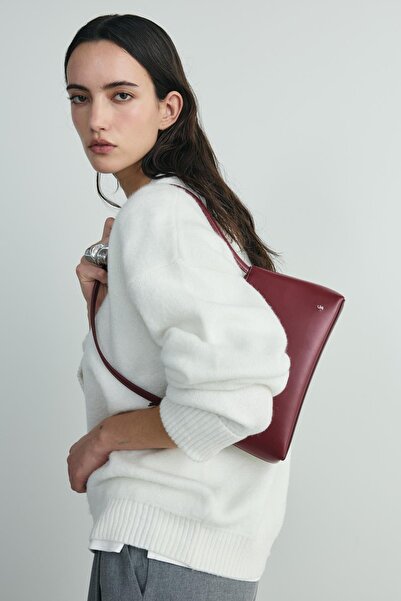 Suud Collection Bordo Ivy Deri Çanta