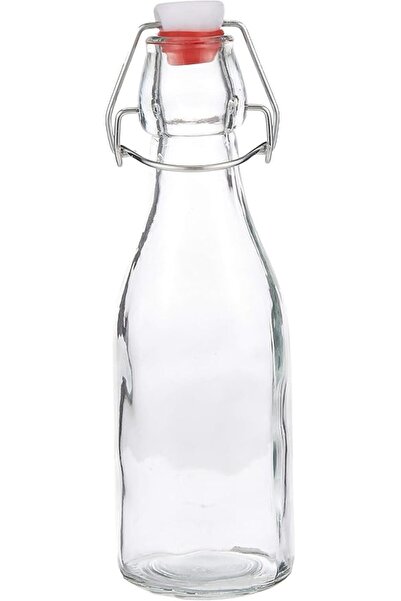 The Bros Glass Bottle with Clip Top 250ml