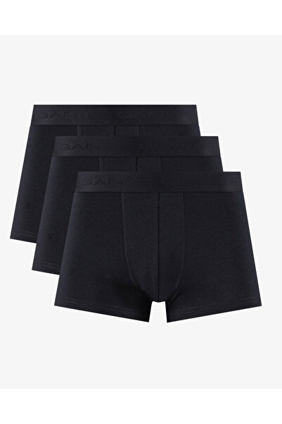Gant Men's Black Slim Fit 3-Piece Logo Boxer