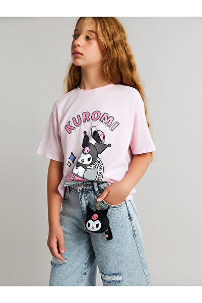 LC Waikiki Плюс нов сезон Куроми печатен мини портфейл за момичета