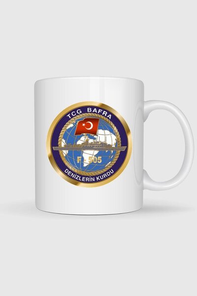 Bahriyeli Collection Tcg Bafra F505 Battleship Designed Mug Cup