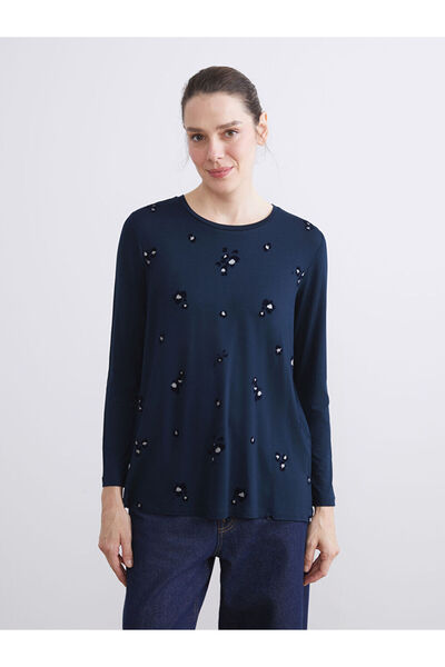 LC Waikiki I Zero Roba Collar Embroidered Women's T-Shirt from Freezen Store