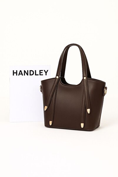 Handley Πολυτελής τσάντα ώμου με λεπτομέρεια με πόρπη Vira