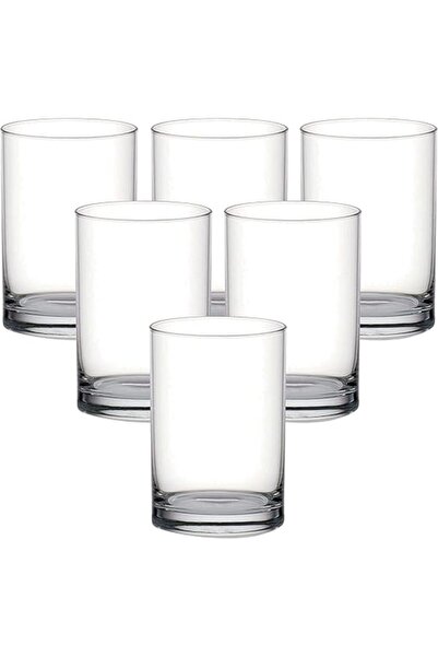 The Bros Fin Line Juice Glass Set of 6 – 175ml Clear Beverage & Water Tumbler...