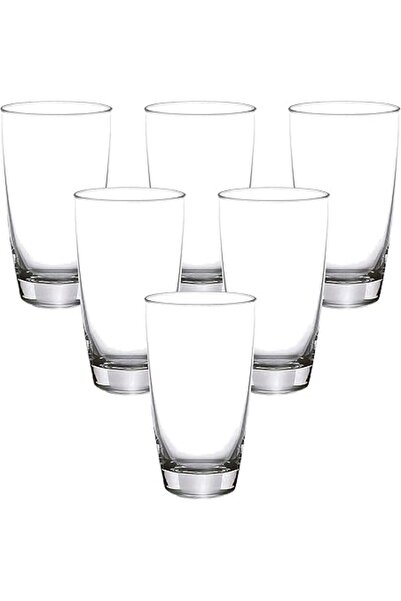 The Bros مجموعة من 6 أكواب عصير وماء وكوكتيل هاي بول وأكواب تيارا طويلة للمشر...