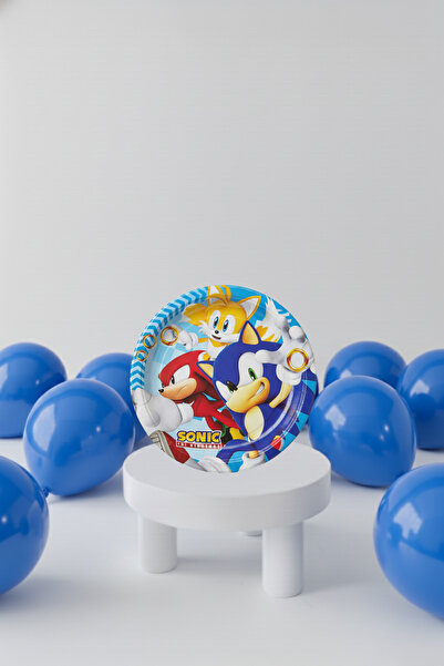 LOLLY PARTY 8 Kişilik Sonic Boom Temalı Tabak
