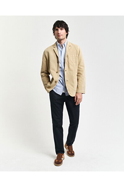 Gant Men's Blue Slim Fit Classic Collar Oxford Shirt