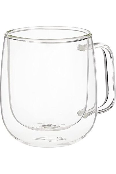 The Bros Double Wall Insulated Glass Coffee Mug 250 ml