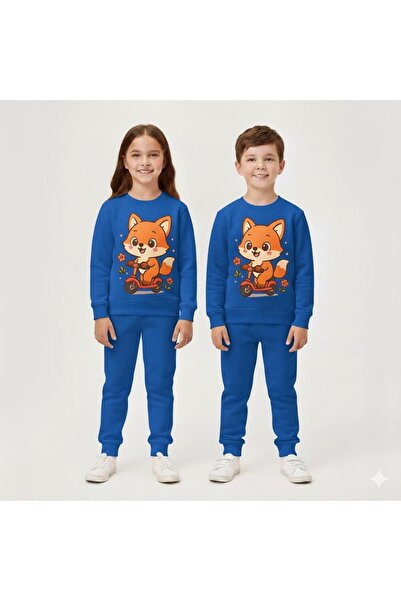 playwear PRODUS UNIC SWEAT Unisex " Hanorac cu imprimeu FOX " pentru 3 4 5 6 ...
