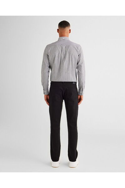 Gant Men's Black Regular Fit Stay Black Jeans