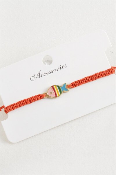 Ronanna سوار مضفر من AhEs Shopping Fish Macrame