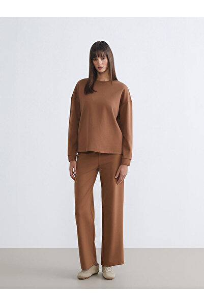 LC Waikiki Create Your Style with Uzg Store |   Crew Neck Oversize Women's Sweatshirt