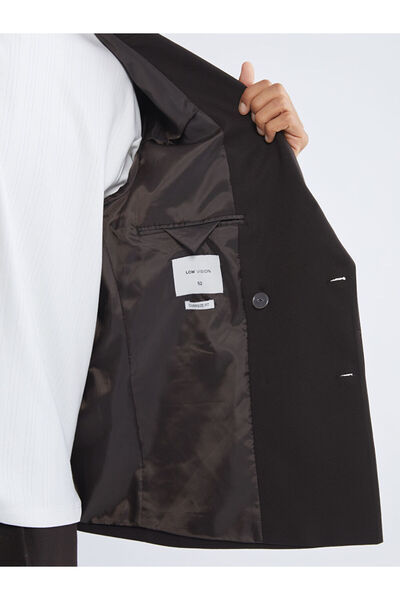 LC Waikiki Ανδρικό μπλέιζερ καφέ Standard Fit