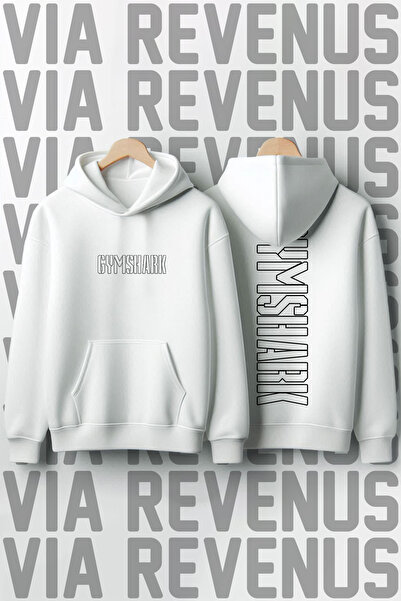 Vordevia Γυμναστήριο μπλούζα με γράμματα μπροστά και πίσω με τύπωμα 3 Thread ...