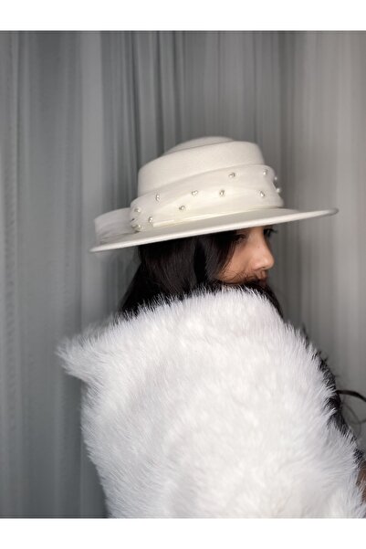 laviyonsa Design Gondol Felt Winter Bride Bridal Party and Invitation Hat