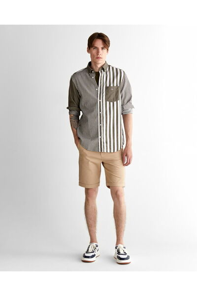 Gant Men's Beige Slim Fit Shorts
