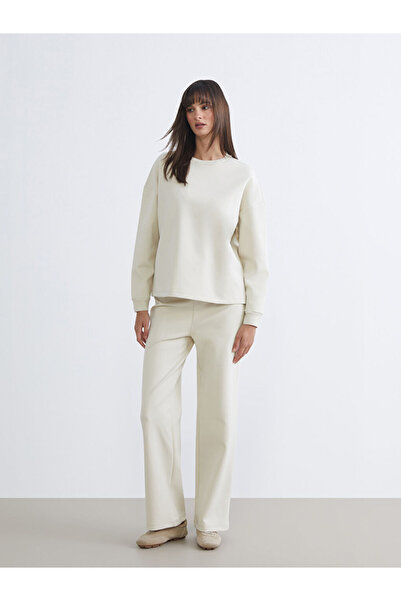 LC Waikiki Create Your Style with Uzg Store |   Crew Neck Oversize Women's Sweatshirt