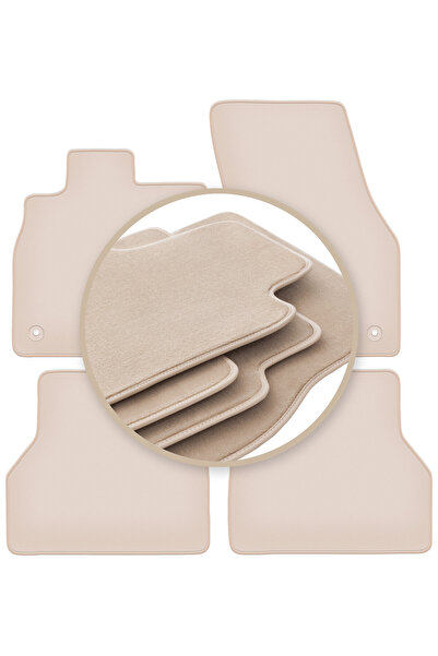 Other Covorașe bej PREMIUM pentru: Volkswagen Caddy IV kombivan 2020-