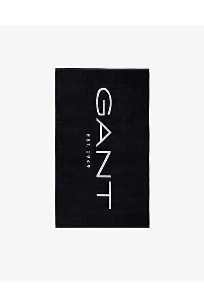 Gant Unisex Black Logo Towel