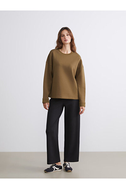 LC Waikiki Create Your Style with Uzg Store |   Crew Neck Oversize Women's Sweatshirt