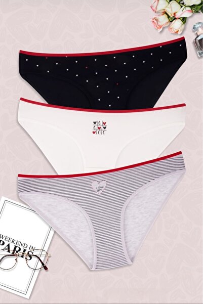 Bikini Kadın Külot 3lü