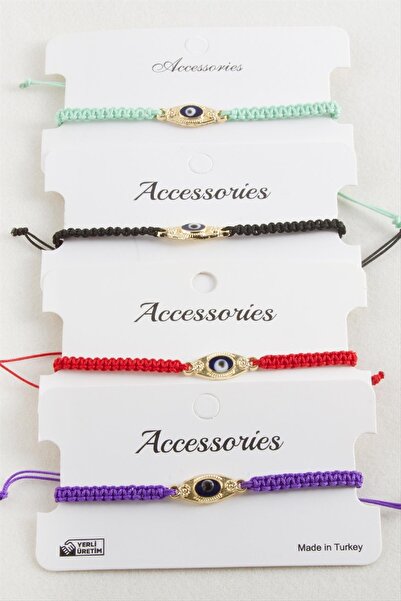 nolva سوار مجدول من مادة مكرامية للعين