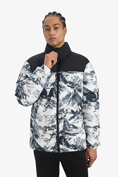 DeFacto Ανδρικό παλτό C6059AX/BK81 ΜΑΥΡΟ