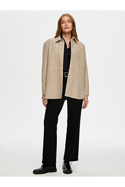 Faik Sönmez Süet Gömlek Ceket W26DRC006