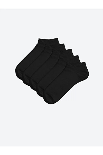 LC Waikiki Lcw Accessories Black Men's Booties Socks 5 Pcs