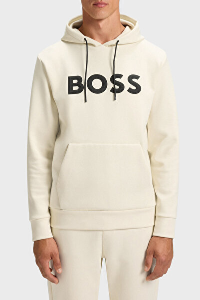 BOSS Pamuklu Regular Fit Kapüşonlu Logolu Sweat Erkek SWEAT 50551457 131