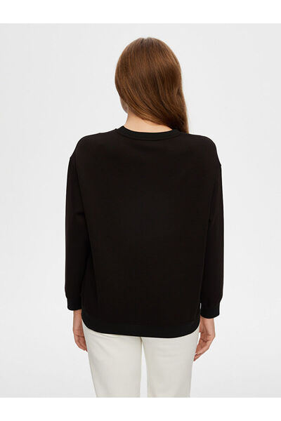 Faik Sönmez Zipper Chain Detailed Round Neck Sweatshirt W26Swt008