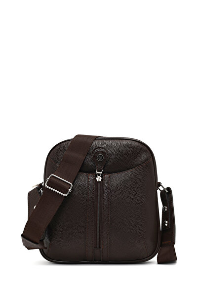 Derimod Men's Brown Long Strap Crossbody Bag 25Wbd3502Ft