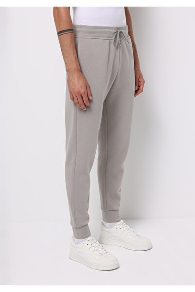 Colin's Slim Fit Orta Bel Düz Erkek Gri Eşofman Altı