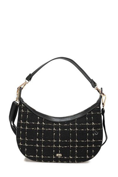 Butigo Μαύρη γυναικεία τσάντα ώμου TVT NEWYEAR OMZ 5PR