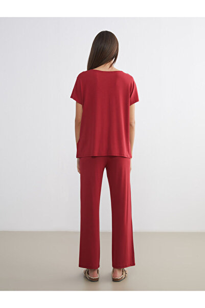 LC Waikiki Peak Yeni Sezon V Yaka Kadın Pijama Takımı