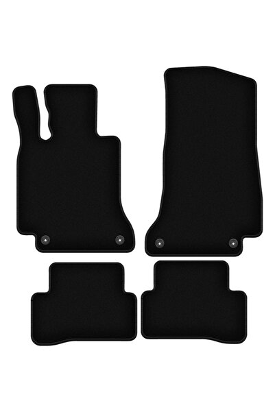 Other Covorașe BASIC negre din velur pentru: Mercedes C W205 cu suport pentru...