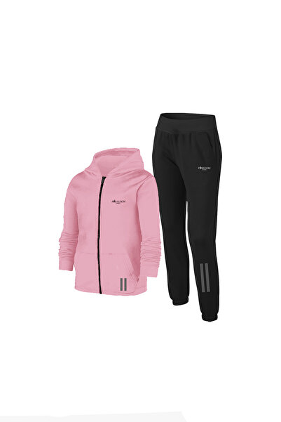 POSEIDON STORM Κοριτσίστικο Σετ Αθλητικής Φόρμας Casual σε Πούδρα 104cm-176cm...