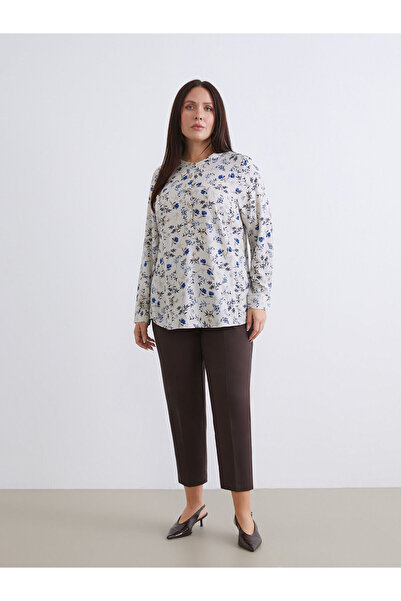 LC Waikiki Brown Standard Fit Cigarette Women's Pants