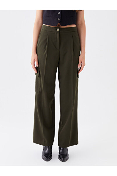 LC Waikiki Ozmarka New Season Women's Comfortable Fit Straight Cargo Pants