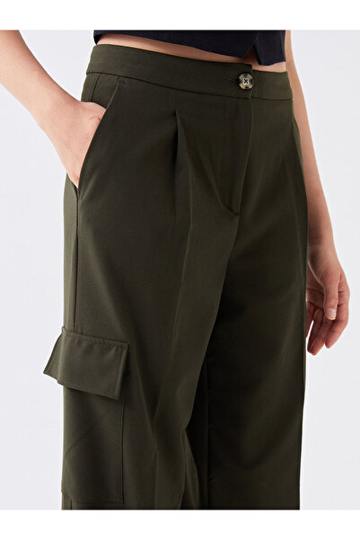 LC Waikiki Ozmarka New Season Women's Comfortable Fit Straight Cargo Pants