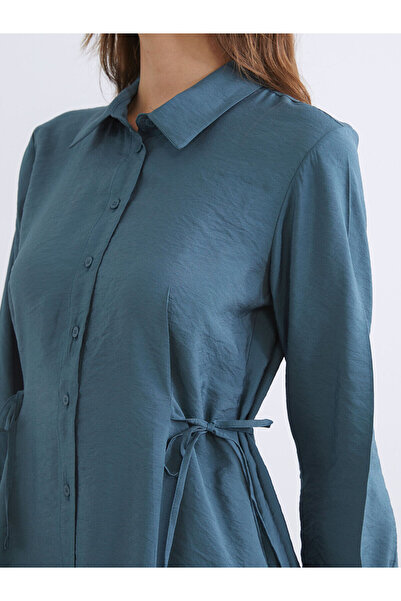 LC Waikiki Modal Karışımlı Gömlek Elbise