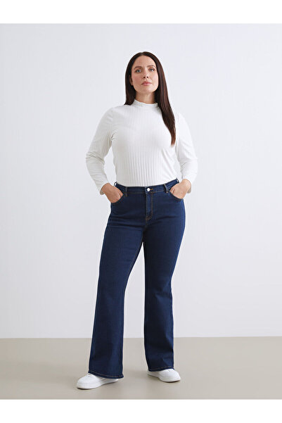 LC Waikiki Peak Yeni Sezon Flare Kadın Jean Pantolon