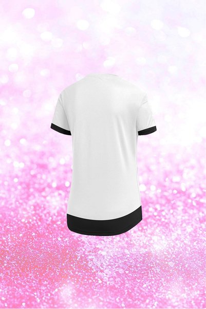 POSEIDON STORM Plus Size Women's White Dri-Fit Comfortable Crew Neck T-Shirt for Walking 4Xl-10Xl