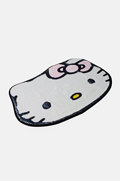 SANRIO Hello Kitty Shaped Bath Mat, White