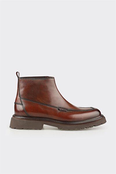 Elle Shoes Taba Deri Erkek Günlük Bot